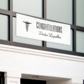 Caduceus-Glückwunsch-Doktor Nurse EMT Banner (Äußeres Gebäude)