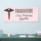 Caduceus-Glückwunsch-Krankenschwester EMT Banner (Messe)