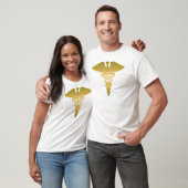Caduceus golden T-Shirt (Unisex)