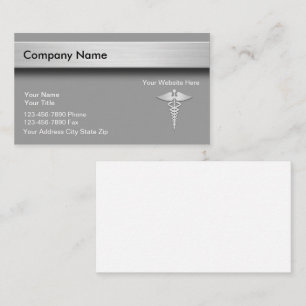 Caduceus Healthcare Business Cards Visitenkarte