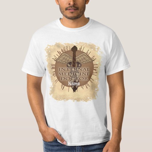 Caduceus Internist T-Shirt (Vorderseite)