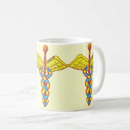 Caduceus Kaffeetasse (VorderseiteRechts)
