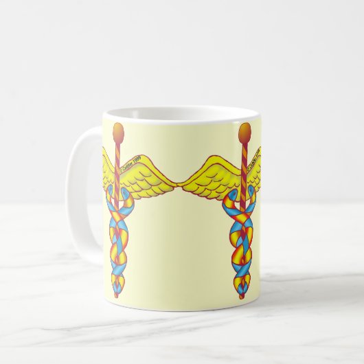 Caduceus Kaffeetasse (Vorderseite Links)