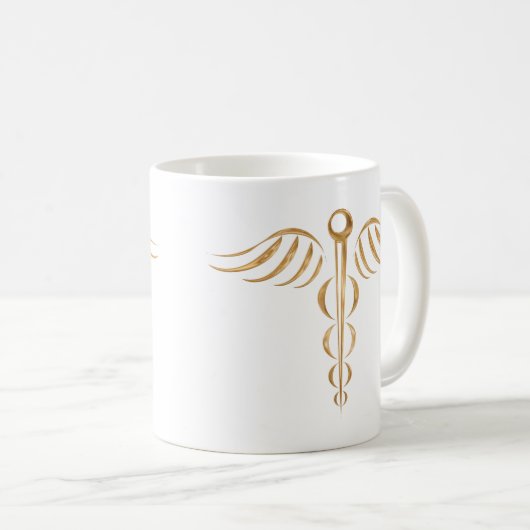 Caduceus Kaffeetasse (VorderseiteRechts)