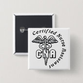 CADUCEUS KANN ZUGELASSENE BUTTON (Vorne & Hinten)