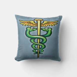 Caduceus Kissen