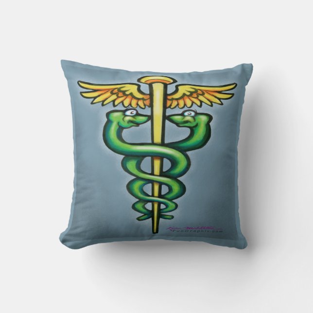 Caduceus Kissen (Vorderseite)