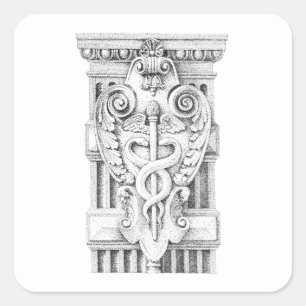 CADUCEUS Kleine Aufkleber