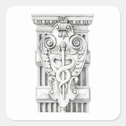 CADUCEUS Kleine Aufkleber (Vorderseite)