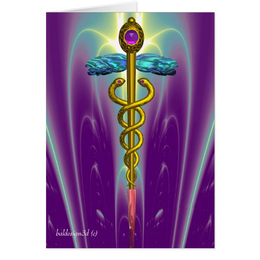 CADUCEUS, lebendiger Goldamethyst Violet Fuchsia (Vorne)