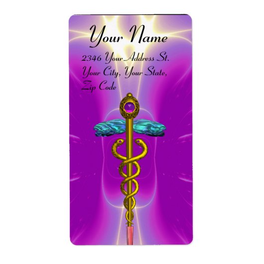 CADUCEUS, lebhafte Goldamethyst violett-rosa Fuchs (Vorne)