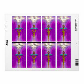 CADUCEUS, lebhafte Goldamethyst violett-rosa Fuchs (Vorne)