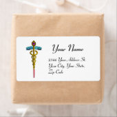 CADUCEUS, lebhafter Goldamethyst, weiß (Insitu)