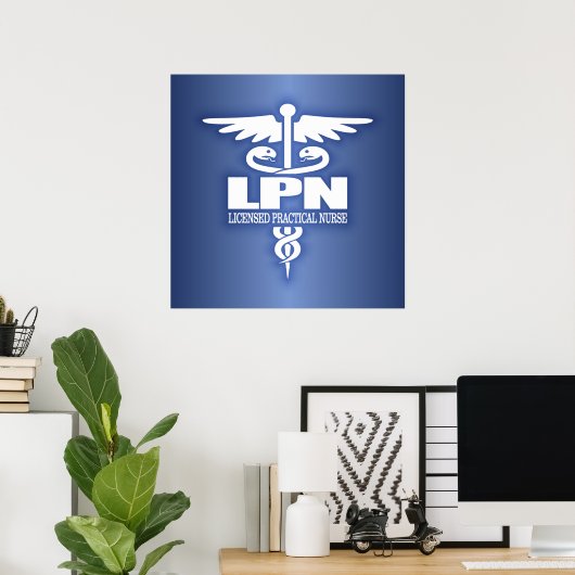 Caduceus LPN Geschenkideen Poster (Heimbüro)