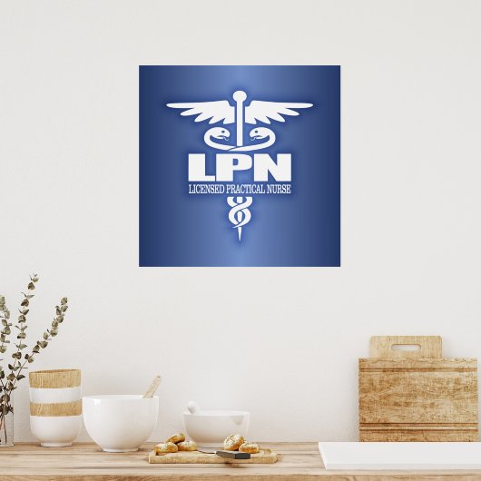 Caduceus LPN Geschenkideen Poster (Küche)
