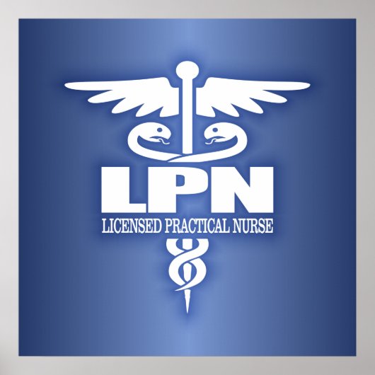 Caduceus LPN Geschenkideen Poster (Vorne)