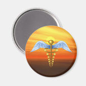 Caduceus Magnet (Vorderseite/Rückseite)