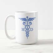 Caduceus MD (blau) Kaffeetasse (Links)