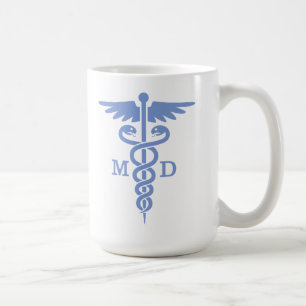 Caduceus MD (blau) Kaffeetasse