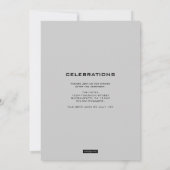 Caduceus Medical Abschluss Einladung (Rückseite)