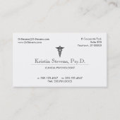 Caduceus Medical Beruflich Nurse oder Doctor Visitenkarte (Vorderseite)