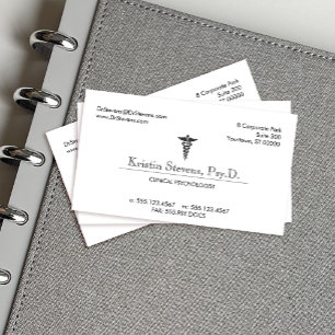 Caduceus Medical Beruflich Nurse oder Doctor Visitenkarte