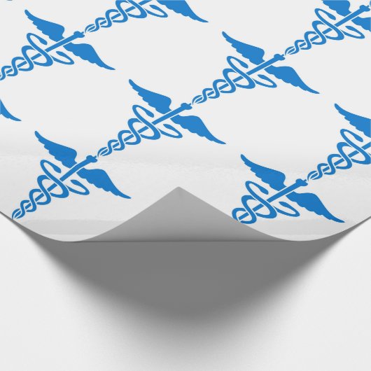 Caduceus Medical Geschenkpapier (Ecke)