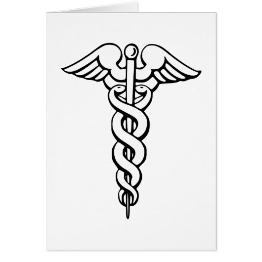 Caduceus Medical Symbol (Vorne)