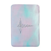 Caduceus Medical Symbol auf der Perlendekoration d Badematte (Vorderseite Vertikal)