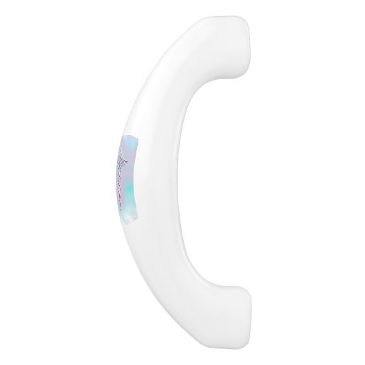 Caduceus Medical Symbol auf der Perlendekoration d Keramik Schrankknauf (Seitenansicht)