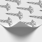 Caduceus Medical Symbol Geschenkpapier (Ecke)
