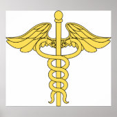 Caduceus Medical Symbol Poster (Vorne)