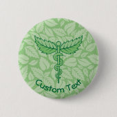 Caduceus mit Background Button für Blätter (Vorderseite)