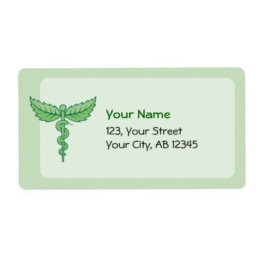 Caduceus mit Blätter (Vorne)