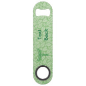 Caduceus mit Blätter Background Bar Key (Rückseite)