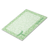 Caduceus mit Blätter Background Notepad Notizblock (angewinkelt)
