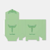 Caduceus mit Blätter Gefälligkeitsbox Geschenkschachtel (Ungefaltet)