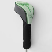 Caduceus mit Blätter Golf Headcover (angewinkelt)