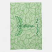 Caduceus mit Blätter Handtuch (Vertikal)