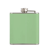 Caduceus mit Blätter Hip Flask Flachmann (Rückseite)