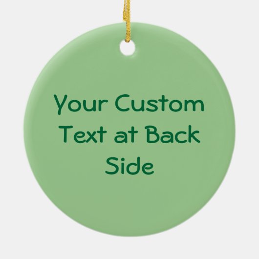 Caduceus mit Blätter Keramik Keramik Ornament (Hinten)