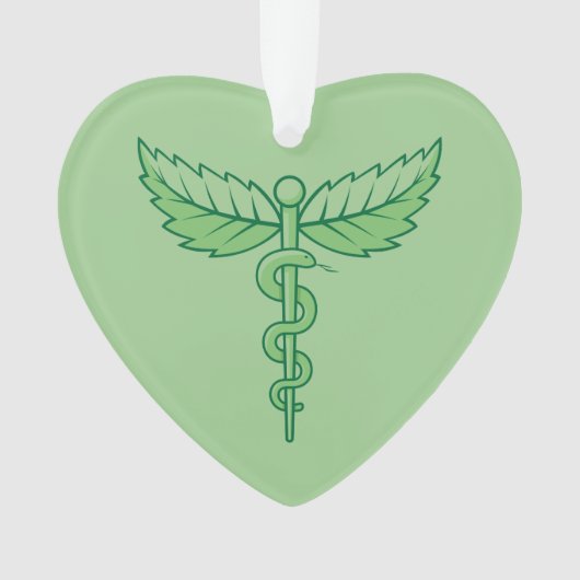 Caduceus mit Blätter Ornament (Vorderseite)