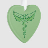 Caduceus mit Blätter Ornament (Vorderseite)