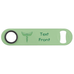 Caduceus mit Blätter Speed Bottle Opener Flaschenöffner