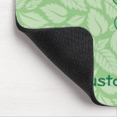 Caduceus mit Blättern Hintergrund-Mauspad Mousepad (Ecke)