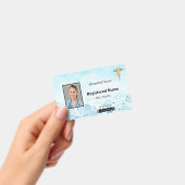 Caduceus Molecule Medizinisches Foto ID Ausweis (Handheld)