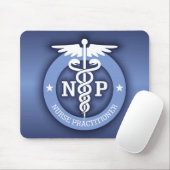 Caduceus NP (blau) Mousepad (Mit Mouse)