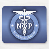Caduceus NP (blau) Mousepad (Vorne)