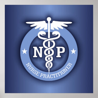 Caduceus NP (blau) Poster