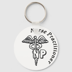 CADUCEUS-NP-LOGO-KRANKENSCHWESTER-PRAKTIKER SCHLÜSSELANHÄNGER